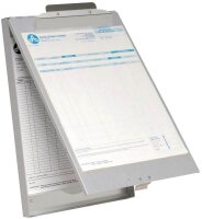 WESTCOTT Klemmbrett E-17003 00 DIN A4 silber Aluminium, 1...
