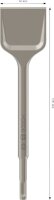 BOSCH Spatmeißel, 250,0 mm, 1 St.