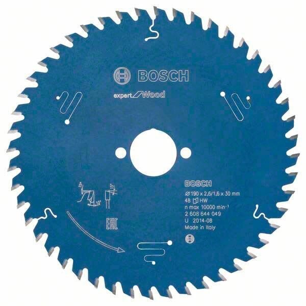 BOSCH EXPERT for Wood Kreissägeblatt 190,0 mm, 48 Zähne, 1 St.