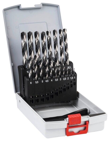 BOSCH Bohrer-Set PointTeQ HSS, 19-teilig