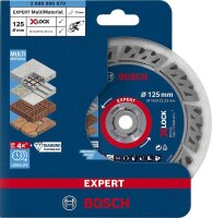 BOSCH Diamant-Trennscheibe EXPERT MultiMaterial X-LOCK, 1...