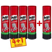 4 + 1 GRATIS: Pritt Klebestifte 43,0 g, 4 St. + GRATIS 1 St.