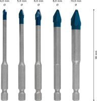 BOSCH Bohrer-Set EXPERT HEX-9 HardCeramic, 5-teilig
