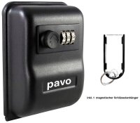 pavo Deluxe Schlüsseltresor grau, Zahlenschloss,...