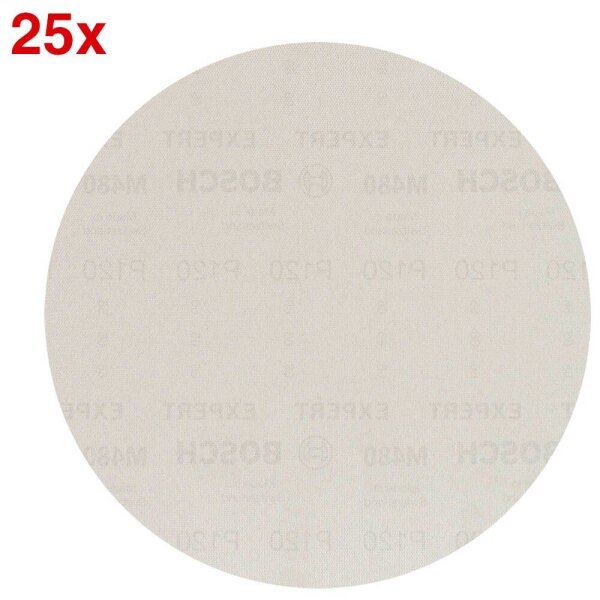 25 BOSCH EXPERT M480 Schleifblätter 120