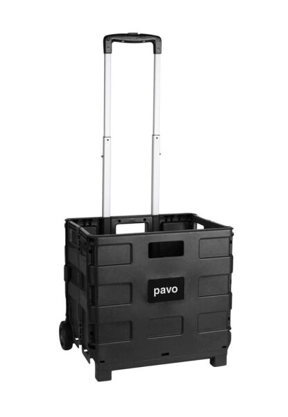pavo Transportwagen schwarz 38,0 x 38,0 x 40,0 cm bis 35,0 kg