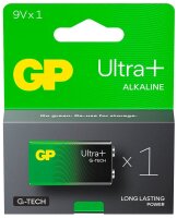 GP Batterie ULTRA PLUS Alkali-Mangan E-Block 9 V, 1 St.