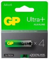 GP Batterie ULTRA PLUS Alkali-Mangan Mignon AA 1,5 V, 4 St.