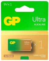 GP Batterie ULTRA Alkali-Mangan E-Block 9 V, 1 St.