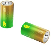 GP Batterien ULTRA Alkali-Mangan Baby C 1,5 V, 2 St.