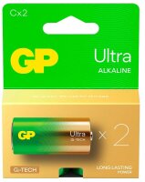 GP Batterien ULTRA Alkali-Mangan Baby C 1,5 V, 2 St.