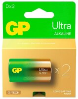 GP Batterien ULTRA Alkali-Mangan Mono D 1,5 V, 2 St.