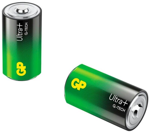 GP Batterie ULTRA PLUS Alkali-Mangan Mono D 1,5 V, 2 St.