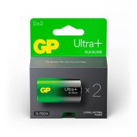 GP Batterie ULTRA PLUS Alkali-Mangan Mono D 1,5 V, 2 St.