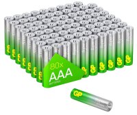 GP Batterien SUPER Alkali-Mangan Micro AAA 1,5 V, 80 St.