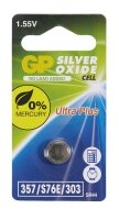 GP Knopfzelle SR44W Silberoxid 1,55 V, 1 St.