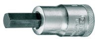 GEDORE 1/2 Zoll 6-Kant Steckschlüsseleinsatz Größe: 10,0 mm Länge: 60,0 mm