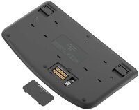 Logitech WAVE KEYS ergonomische Tastatur kabellos schwarz