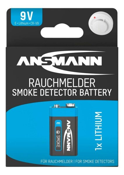 ANSMANN Batterie CR-V9 Lithium E-Block 9,0 V, 1 St.