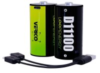 VERICO USB-Akkus mit Ladekabel LoopEnergy Mono D Li-Ion...