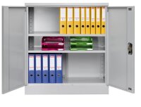 Gürkan Stahlschrank 109941 lichtgrau 2 Fachböden 92,0 x 42,0 x 100,0 cm, zerlegt, 1 St.