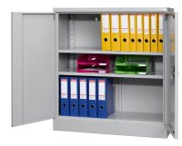 Gürkan Stahlschrank 109941 lichtgrau 2 Fachböden 92,0 x 42,0 x 100,0 cm, zerlegt, 1 St.