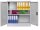 Gürkan Stahlschrank 109941 lichtgrau 2 Fachböden 92,0 x 42,0 x 100,0 cm, zerlegt, 1 St.
