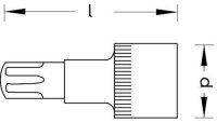 GEDORE 1/2 Zoll Innen-TX Steckschlüsseleinsatz...