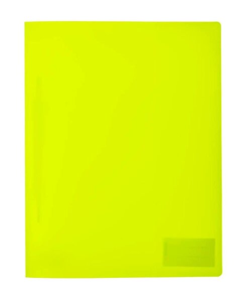 HERMA Schnellhefter Neon Kunststoff neon-gelb DIN A4, 1 St.