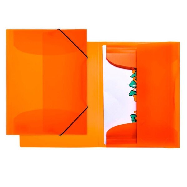 HERMA Sammelmappe Neon DIN A4 neon-orange, 1 St.