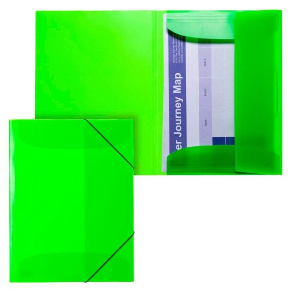 HERMA Zeichenmappe Neon DIN A3 neon-grün, 1 St.