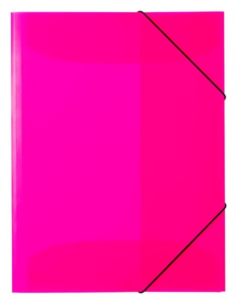 HERMA Schnellhefter Neon Kunststoff neon-pink DIN A4, 1 St.