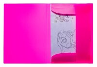 HERMA Schnellhefter Neon Kunststoff neon-pink DIN A4, 1 St.