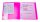 HERMA Schnellhefter Neon Kunststoff neon-pink DIN A4, 1 St.