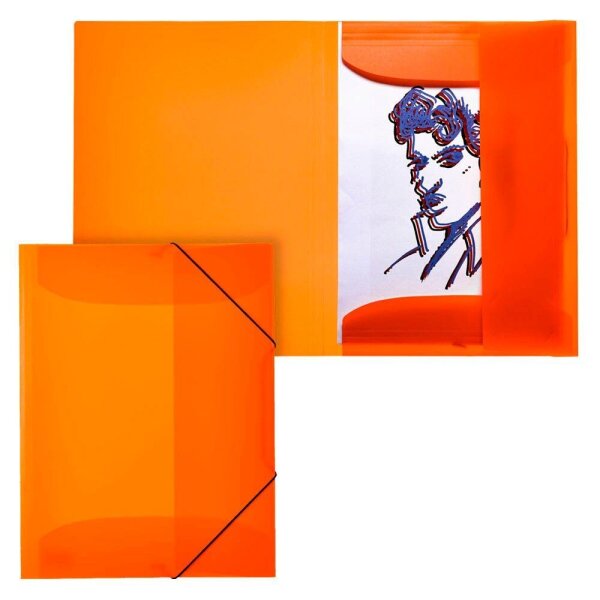 HERMA Zeichenmappe Neon DIN A3 neon-orange, 1 St.