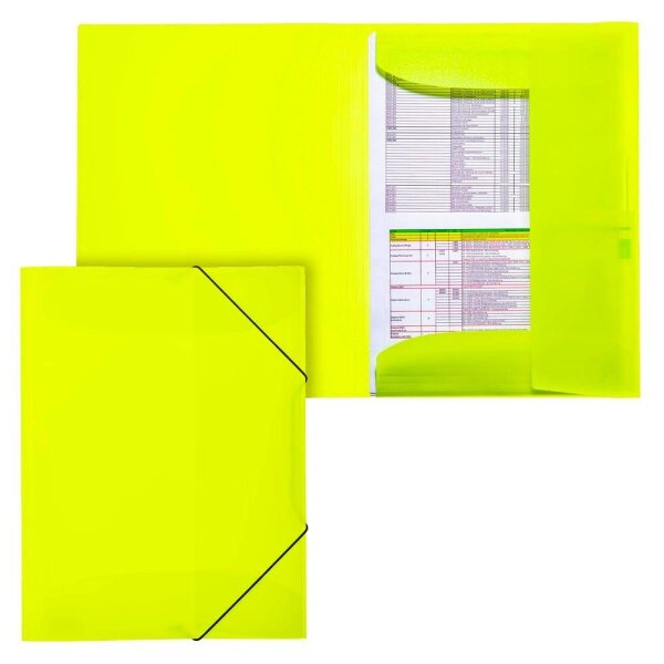 HERMA Zeichenmappe Neon DIN A3 neon-gelb, 1 St.