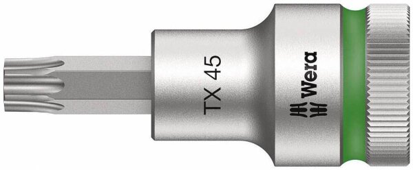 Wera TORX Zyklop mit Haltefunktion kurz Steckschlüsseleinsatz Größe: 45,0 mm Länge: 60,0 mm