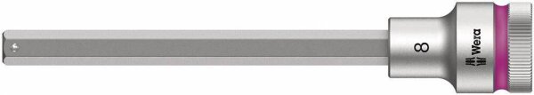 Wera 1/2" Zyklop mit Haltefunktion kurz Steckschlüsseleinsatz Größe: 6,0 mm Länge: 140,0 mm