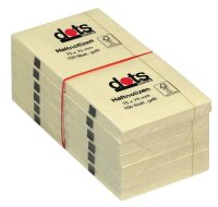 dots Haftnotizen gelb, 12 Blöcke