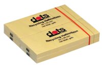 dots Recycling Haftnotizen gelb, 12 Blöcke