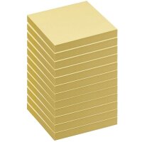 dots Recycling Haftnotizen gelb, 12 Blöcke