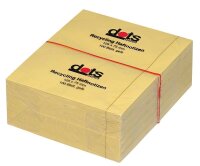 dots Recycling Haftnotizen gelb, 12 Blöcke