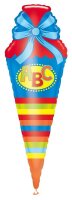 amscan® Folienballon Schultüte blau, 1 St.  (...
