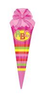 amscan® Folienballon Schultüte pink, 1 St.