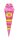 amscan® Folienballon Schultüte pink, 1 St.