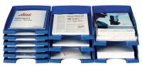 LEITZ Briefablage Jumbo blau DIN A4, 1 St.