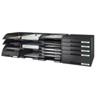 LEITZ Briefablage Jumbo schwarz DIN A4, 1 St.
