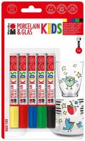 Marabu KiDS MAXI FUN Porzellanstifte farbsortiert 1,0 -...