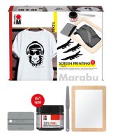 Marabu Zeichenschablonen-Set Textil schwarz