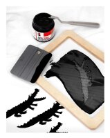 Marabu Zeichenschablonen-Set Textil schwarz